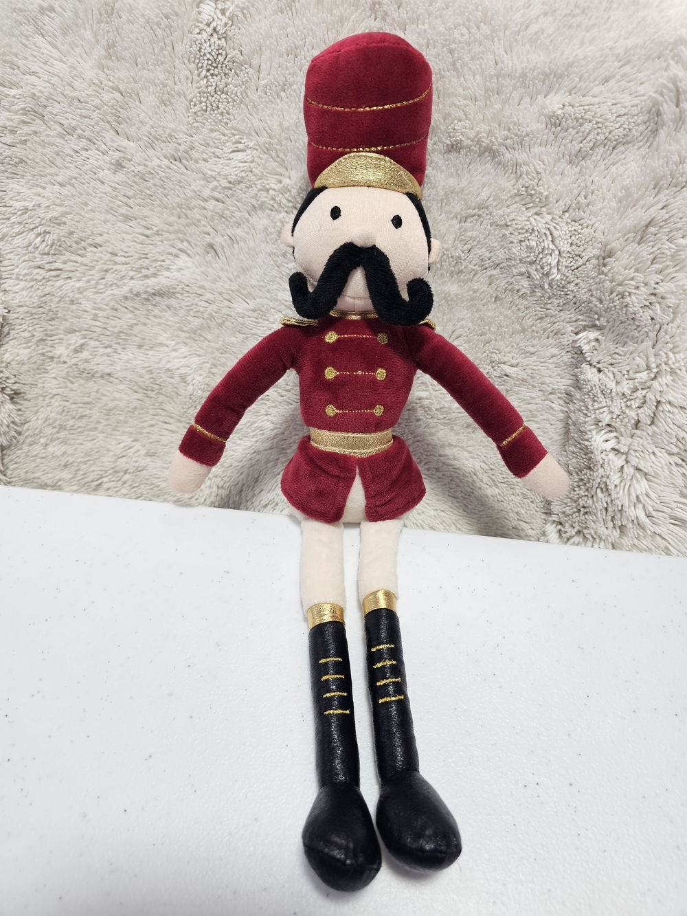 Jellycat Nutcracker Plush Red and Black Nutcracker Soldier Decorative Doll